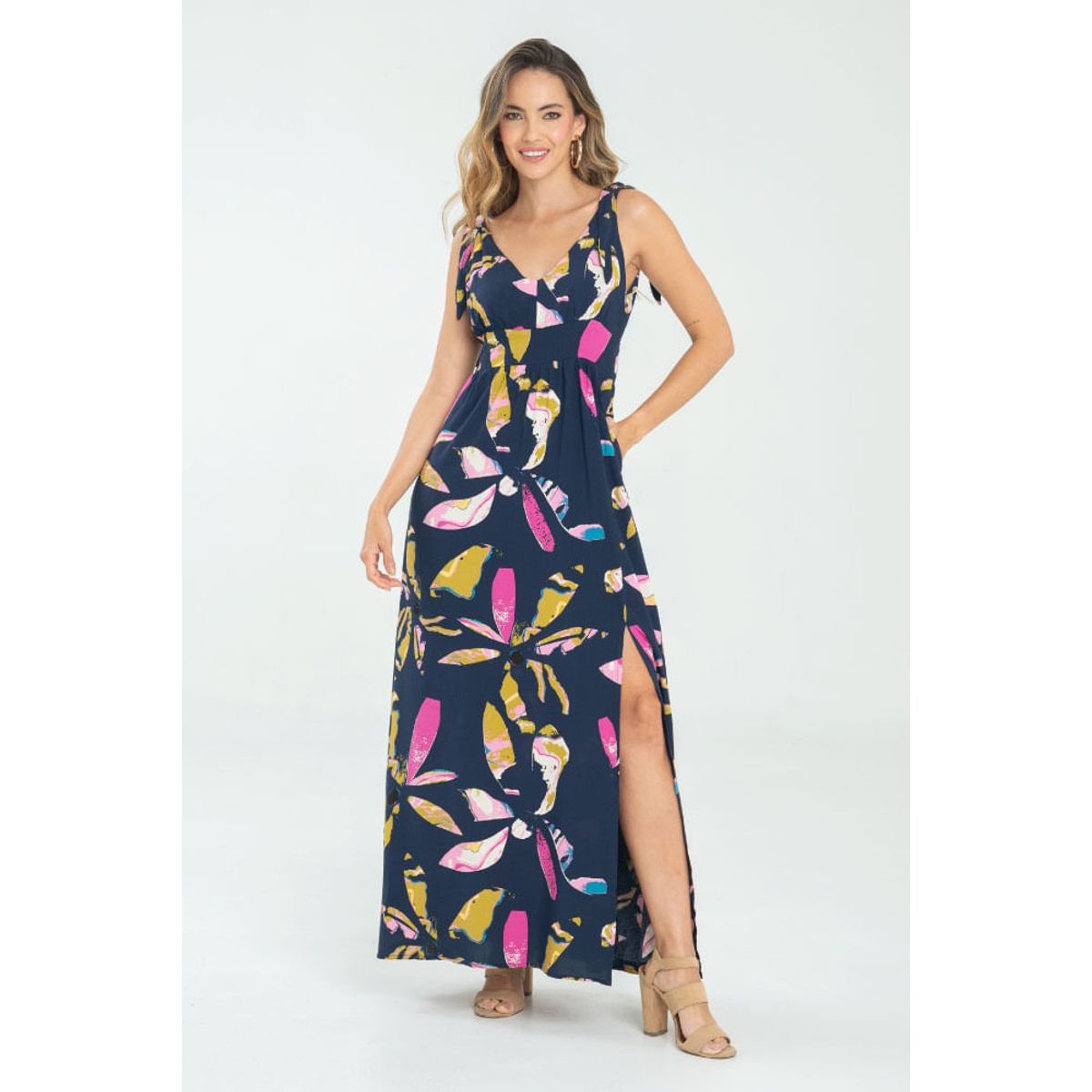 RAGGED - Vestido largo kahylina Azul oscuro Ragged