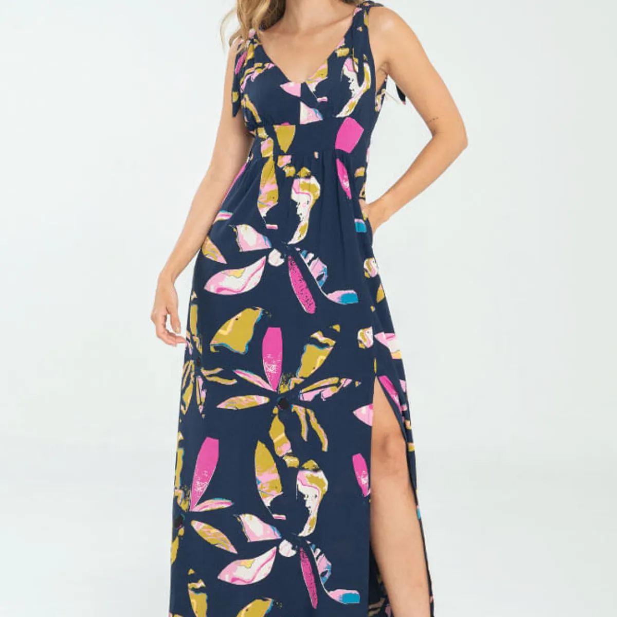 RAGGED - Vestido largo kahylina Azul oscuro Ragged