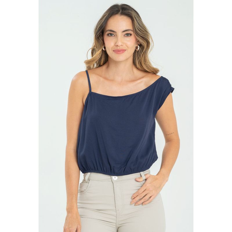 RAGGED - Blusa ozmillen Azul oscuro Ragged