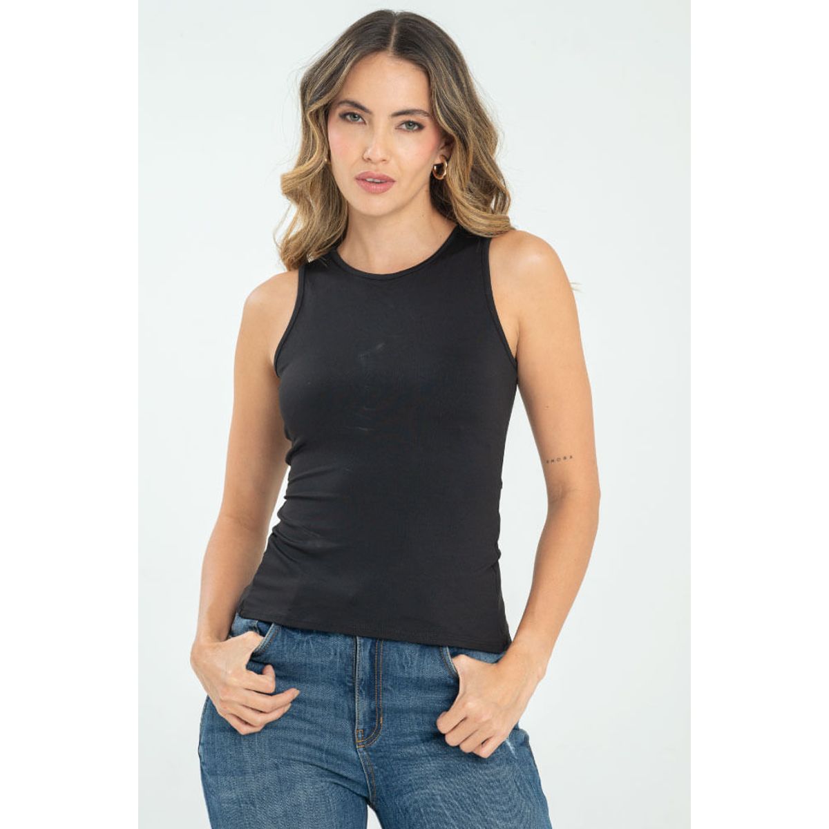 RAGGED - Top shevyn Negro Ragged
