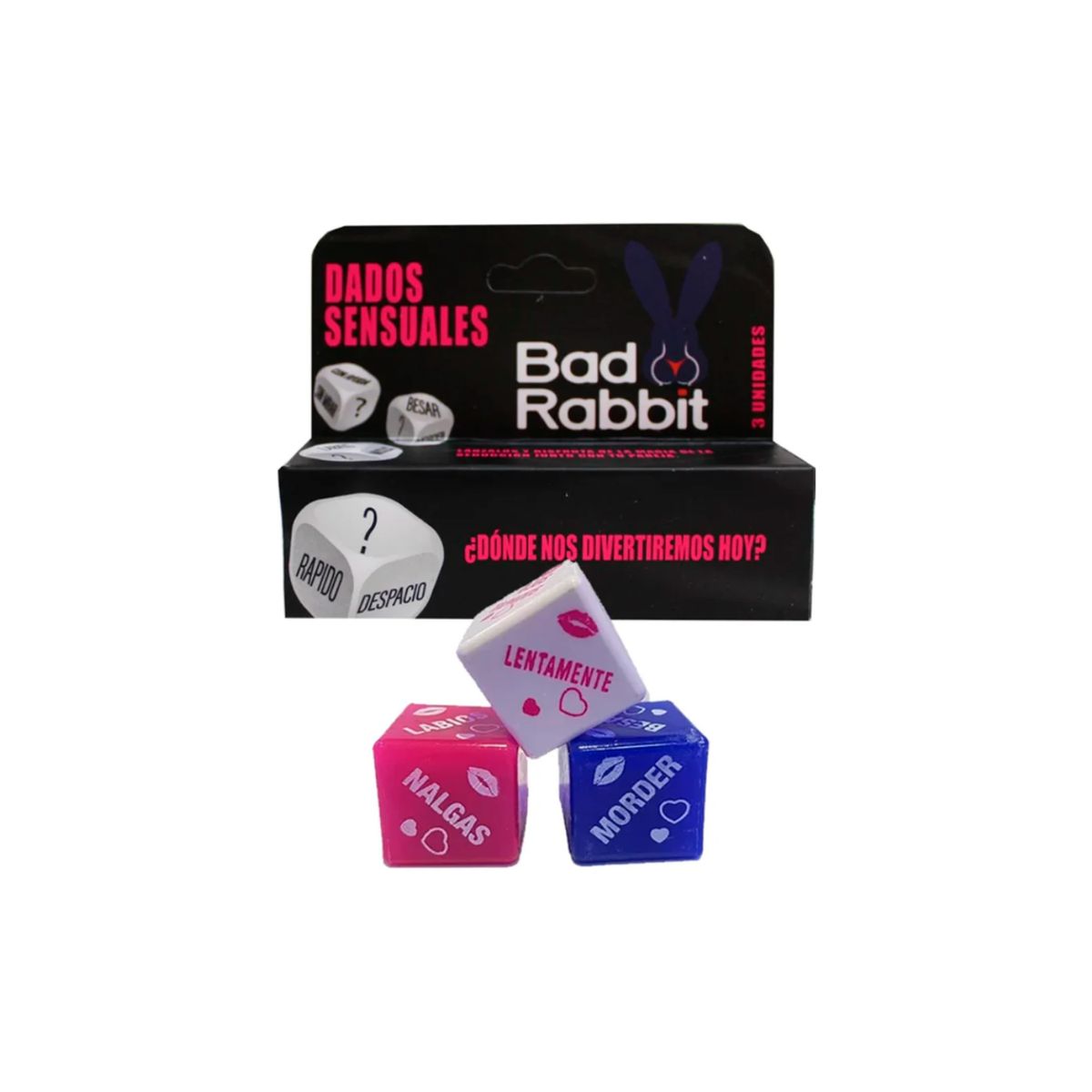 GENERICO - Dados sexuales eróticos Juegos adultos x 3 Unidades
