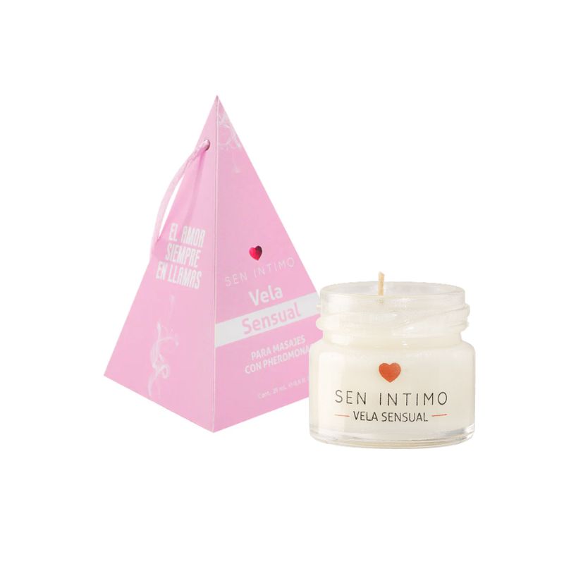 SEN INTIMO - Vela Para Masajes Con Feromonas Sen Intimo Aceite 25 Ml