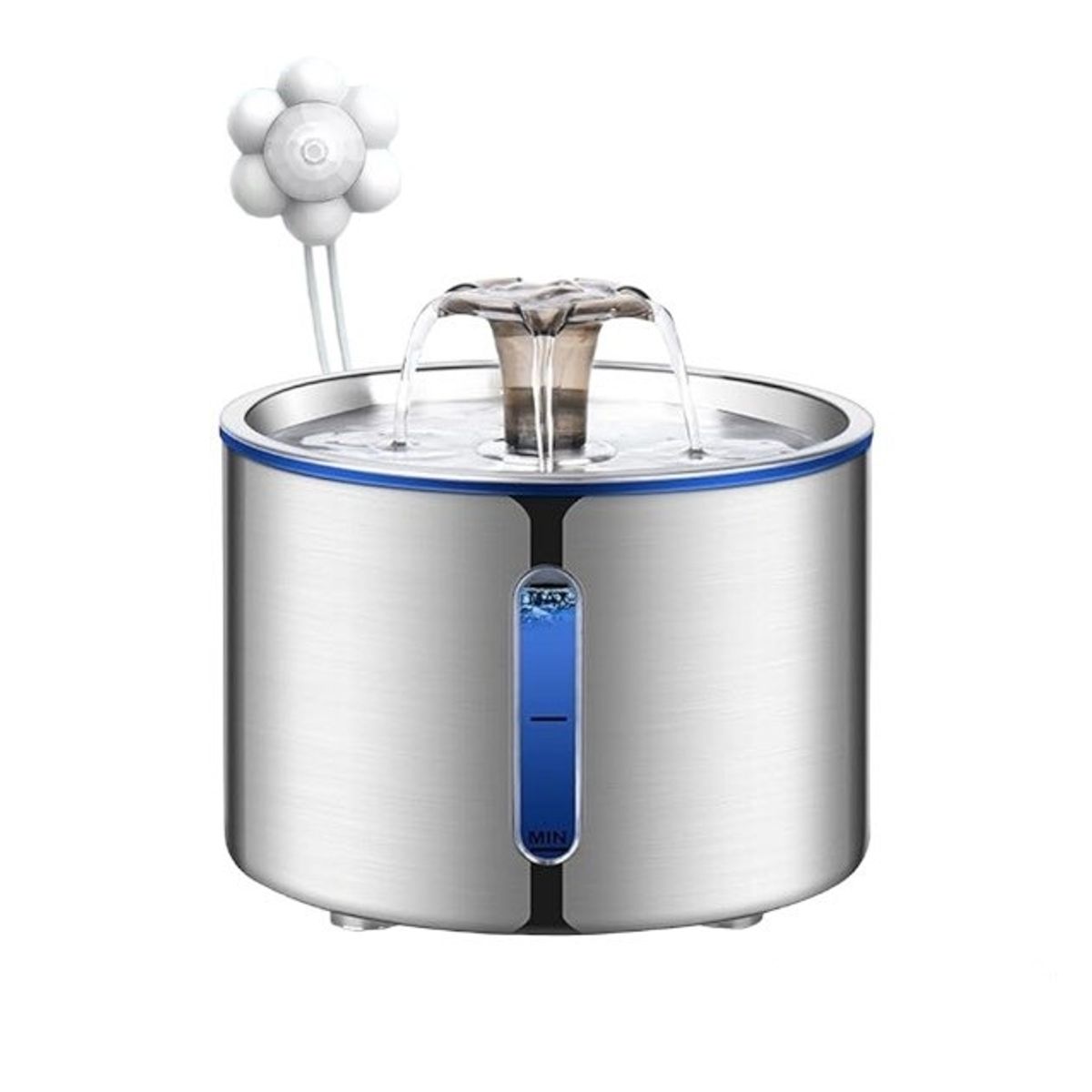 GENERICO - Fuente De Agua + Sensor De Movimiento Acero Inoxidable 25l