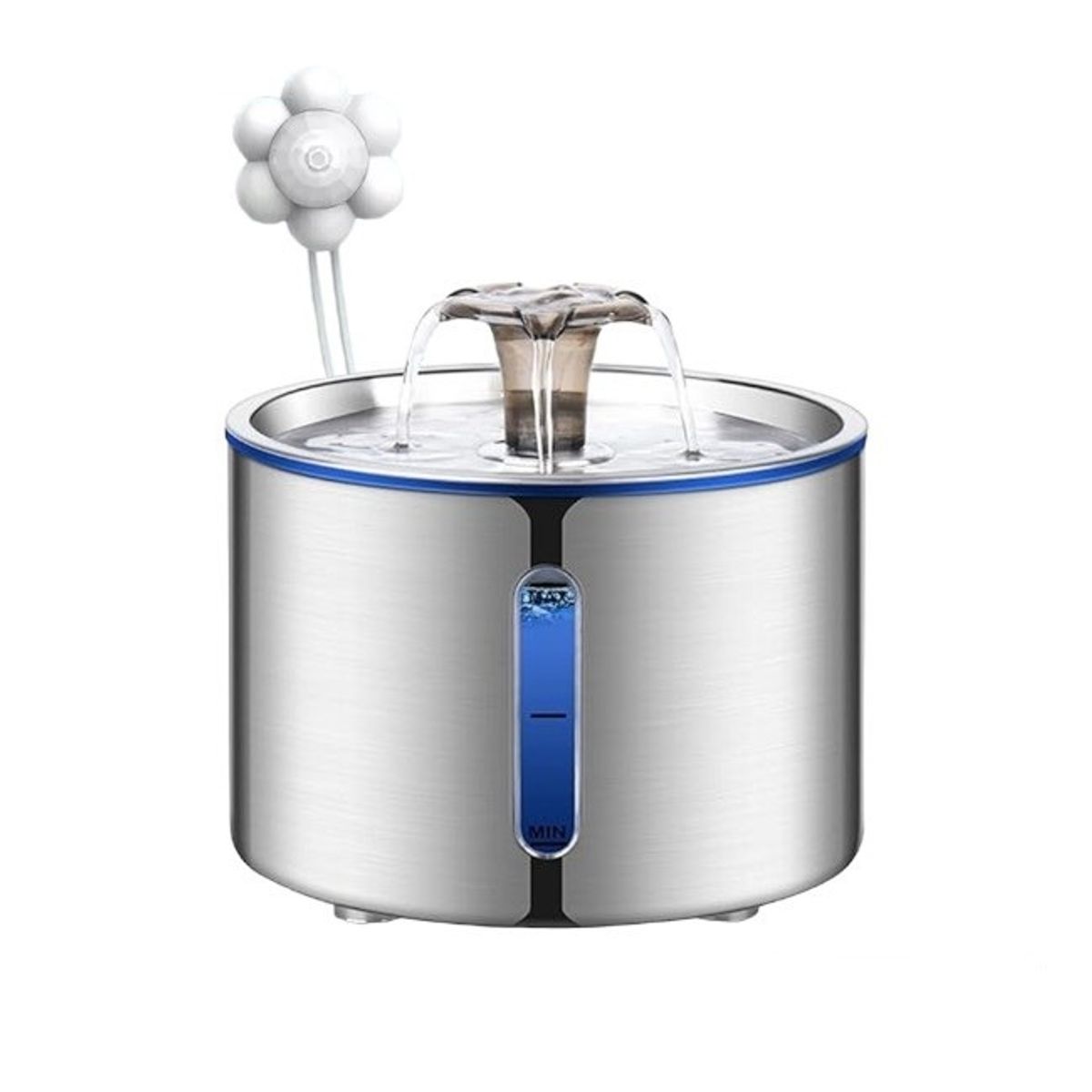 GENERICO - Fuente De Agua + Sensor De Movimiento Acero Inoxidable 25l