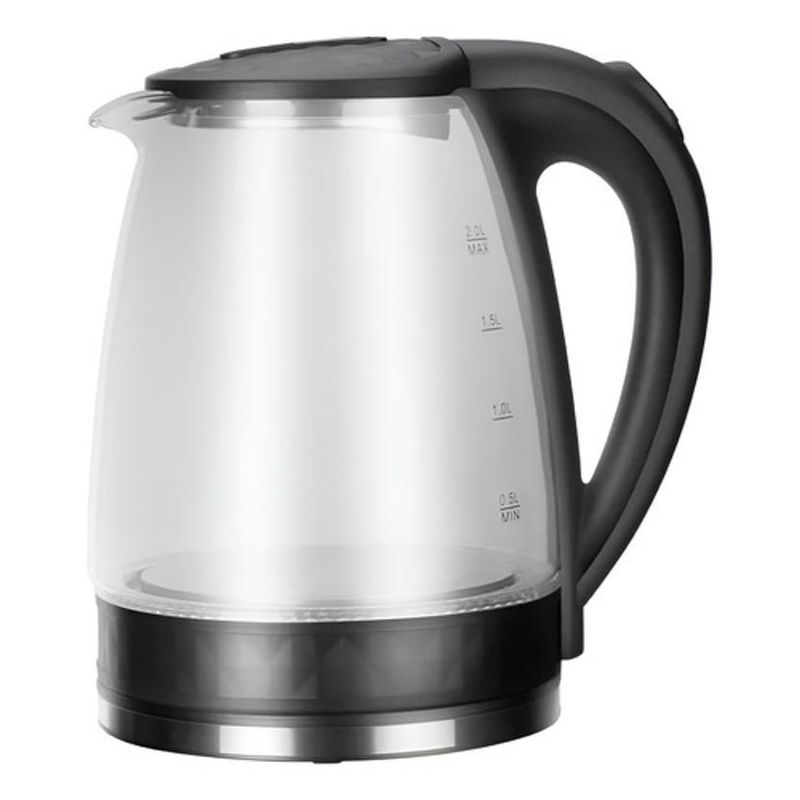 GENERICO - Cafetera Eléctrica 2 Lt Multifuncional Hervidor Vidrio Hogar