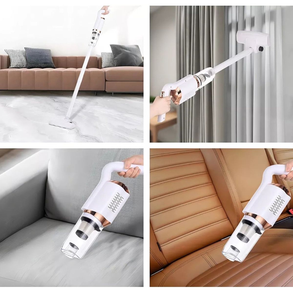 GENERICO - Aspiradora 2 en 1 Portatil Ligera Multiuso Para Hogar