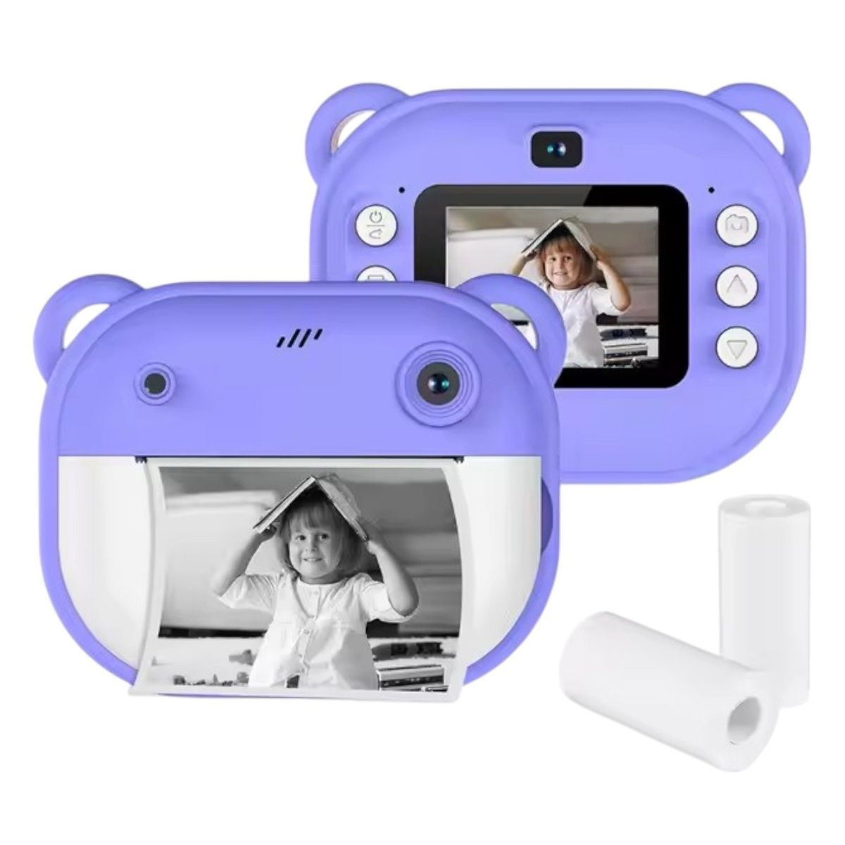 GENERICO - Camara Instantanea Para Niños Con Impresion Termica Rapida