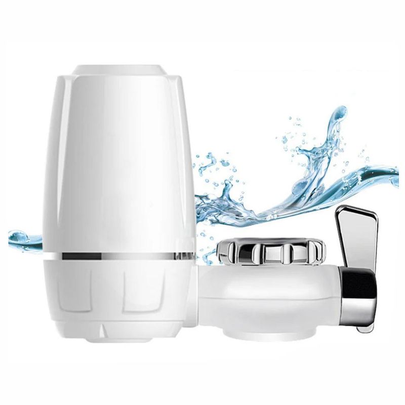 GENERICO - Filtro Purificador De Agua Para Grifo Con Repuesto Incluido