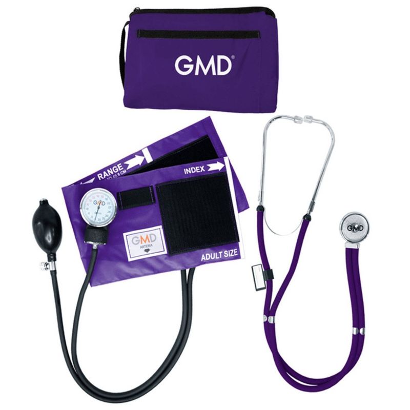 GMD - KIT DE TENSIOMETRO MAS FONENDOSCOPIO RAPPAPORT PURPURA
