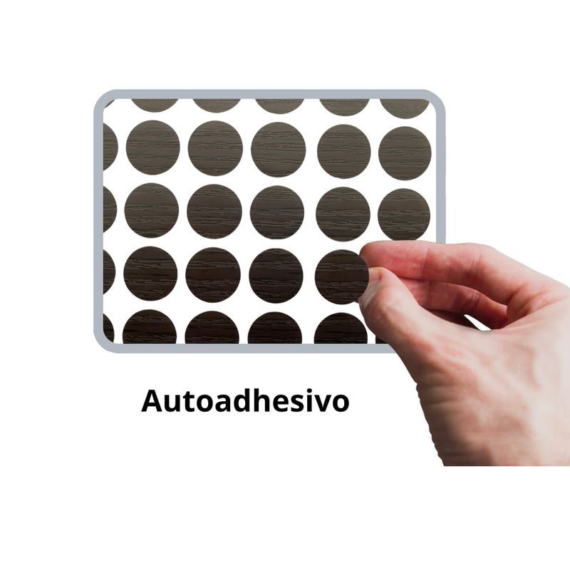 GENERICO - Tapa Tornillo Adhesivo Wengue - Lamina