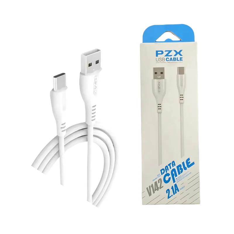 GENERICO - Cable De Carga Y Datos 1 Metro Tipo C Siliconado V142 Pzx