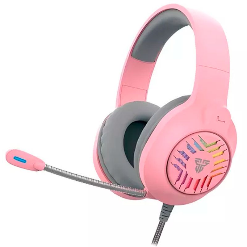 FANTECH - Diadema Gamer Fantech BLITZ MH87 Rosa RGB