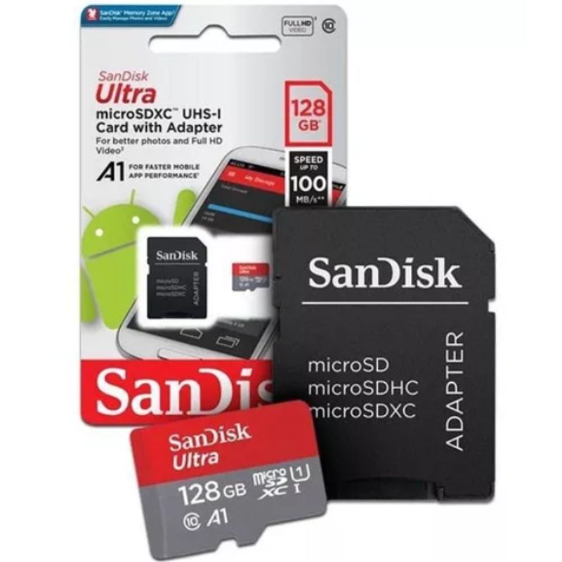 SANDISK - Memoria Micro SD 128Gb - SanDisk