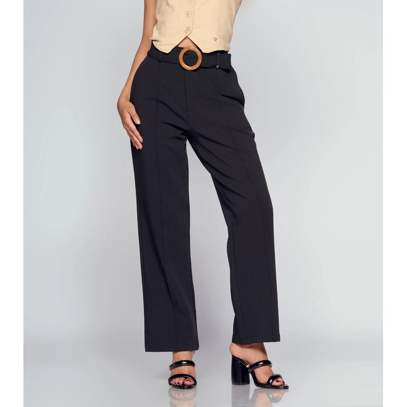 DEREK - Pantalon Unicolor Derek