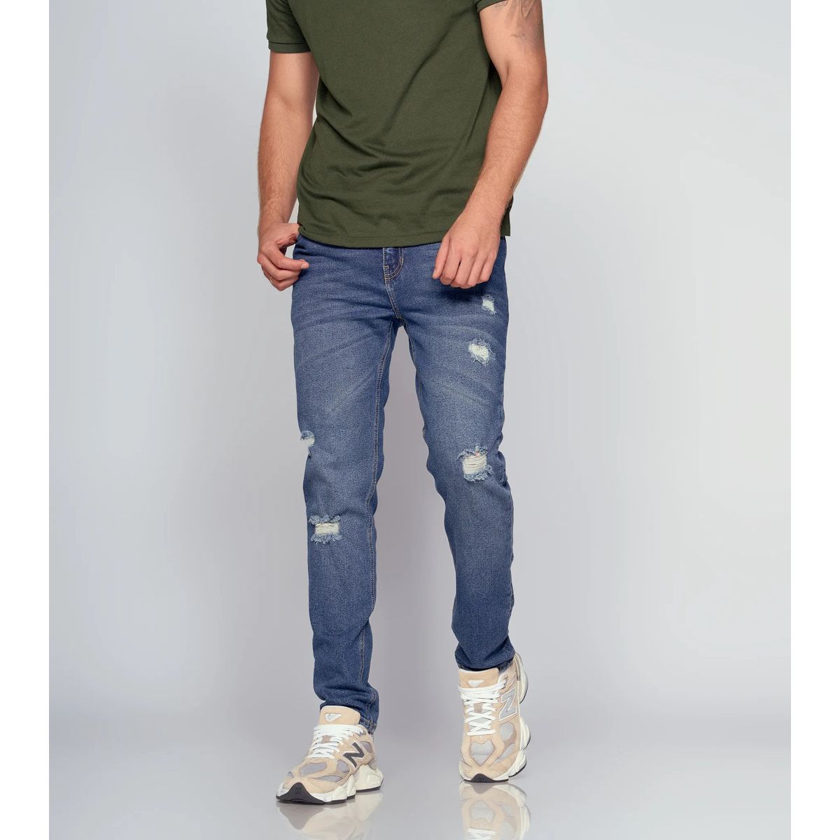 UNSER - Jean Con Rotos Para Hombre Unser