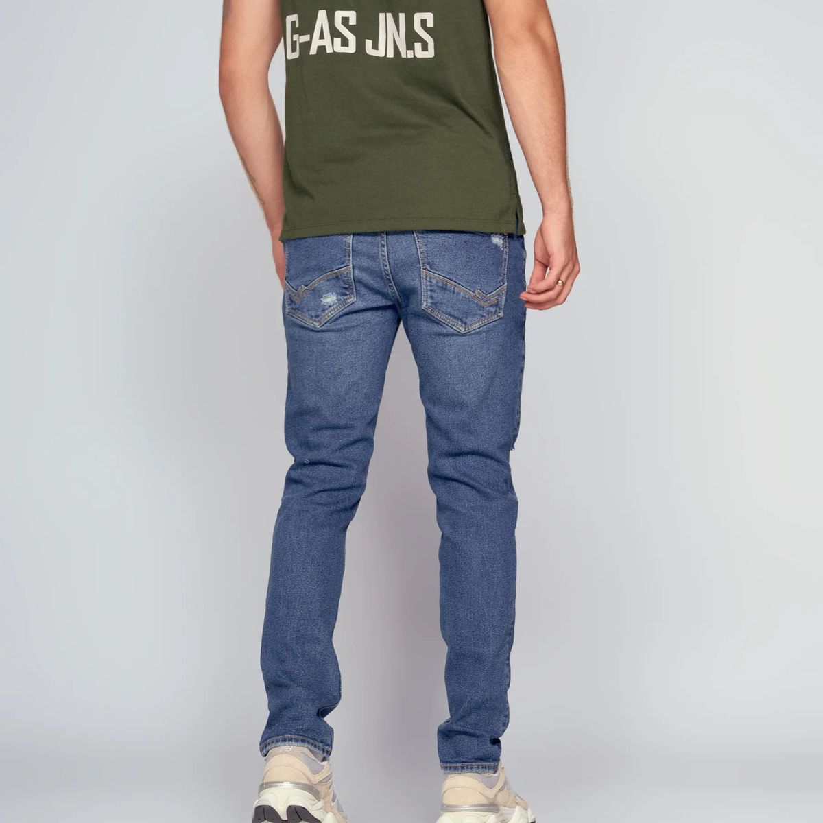 UNSER - Jean Con Rotos  Para Hombre Unser