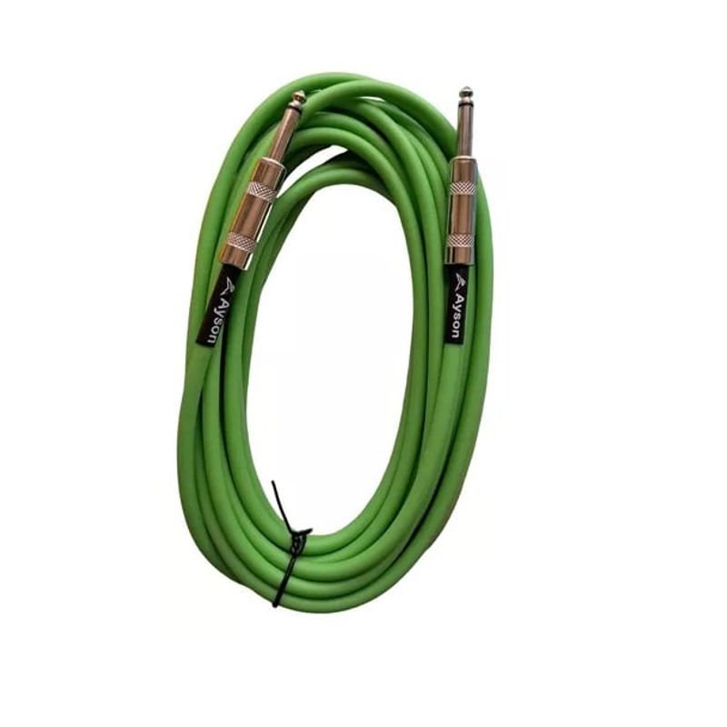 GENERICO - Cable De Línea Para Guitarra  Bajo Electrico En Silicona 6m