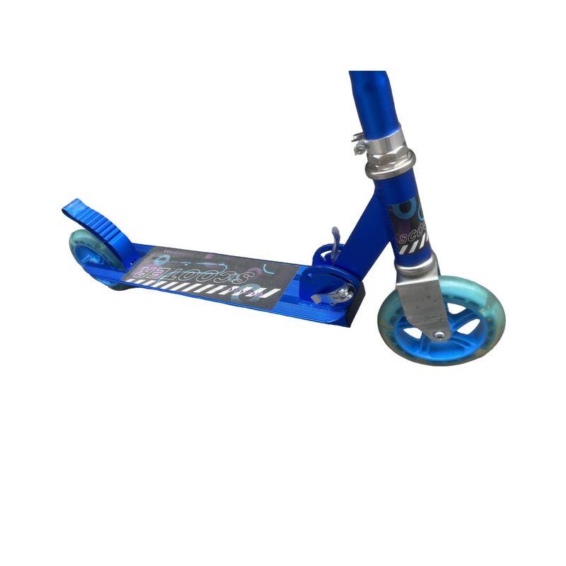 GENERICO - scooter plegable de aluminio  con luces en ruedas