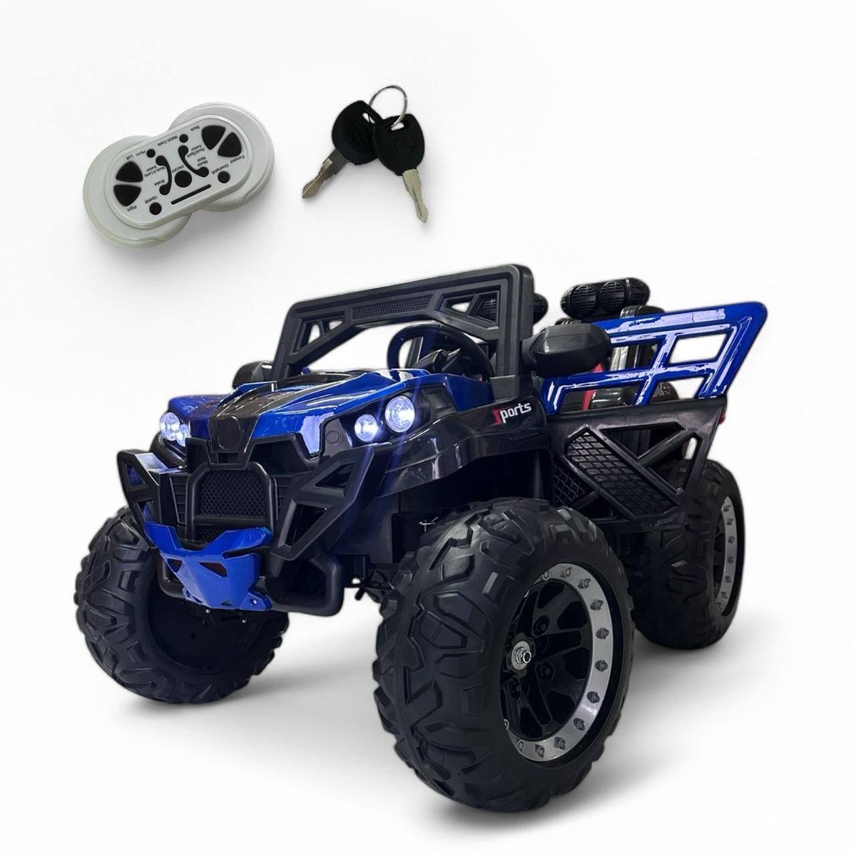 BRITOCHET - Carro Eléctrico Niño Montable 4x4 REF 5218 AZUL