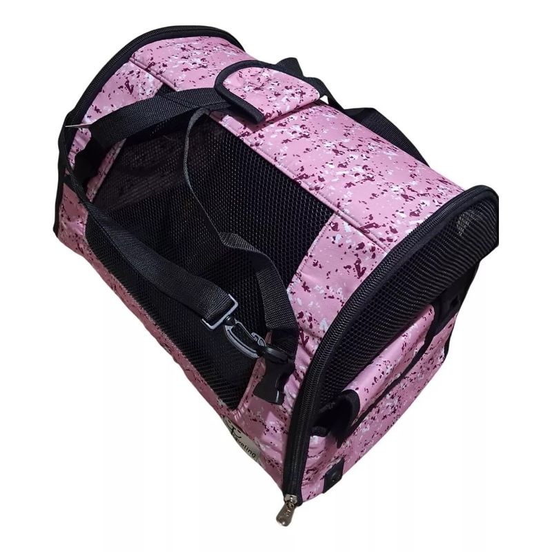GENERICO - Bolso Transportador Plegable Xl rosa camuflado