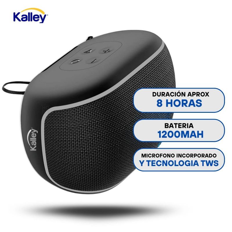 KALLEY - Parlante Portátil Bluetooth De 4W KALLEY