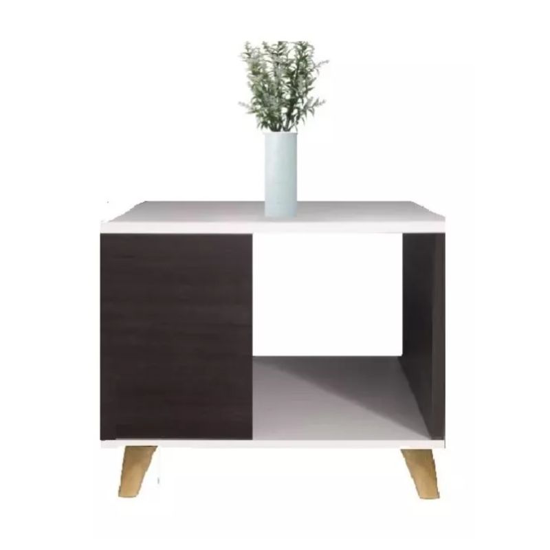 GENERICO - Mesa De Centro Mesa Auxiliar Mesa Para Sala Minimalista Blanco Wengue