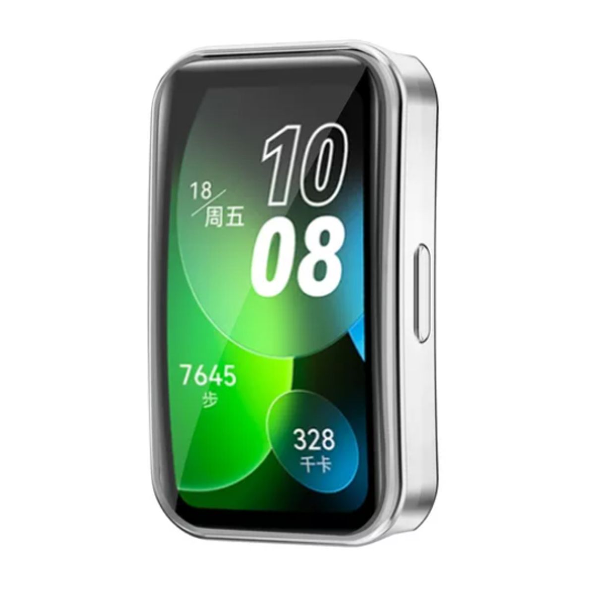 GENERICO - Funda Protectora Para Huawei Band 10 Plateado