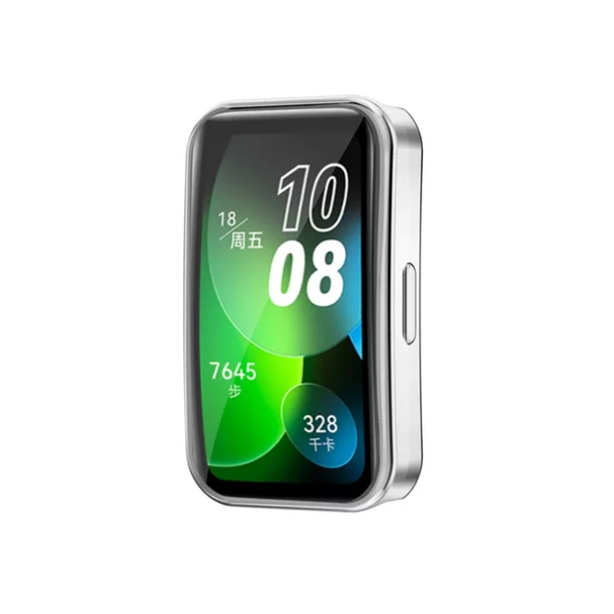 GENERICO - Funda Protectora Para Huawei Band 10 Plateado