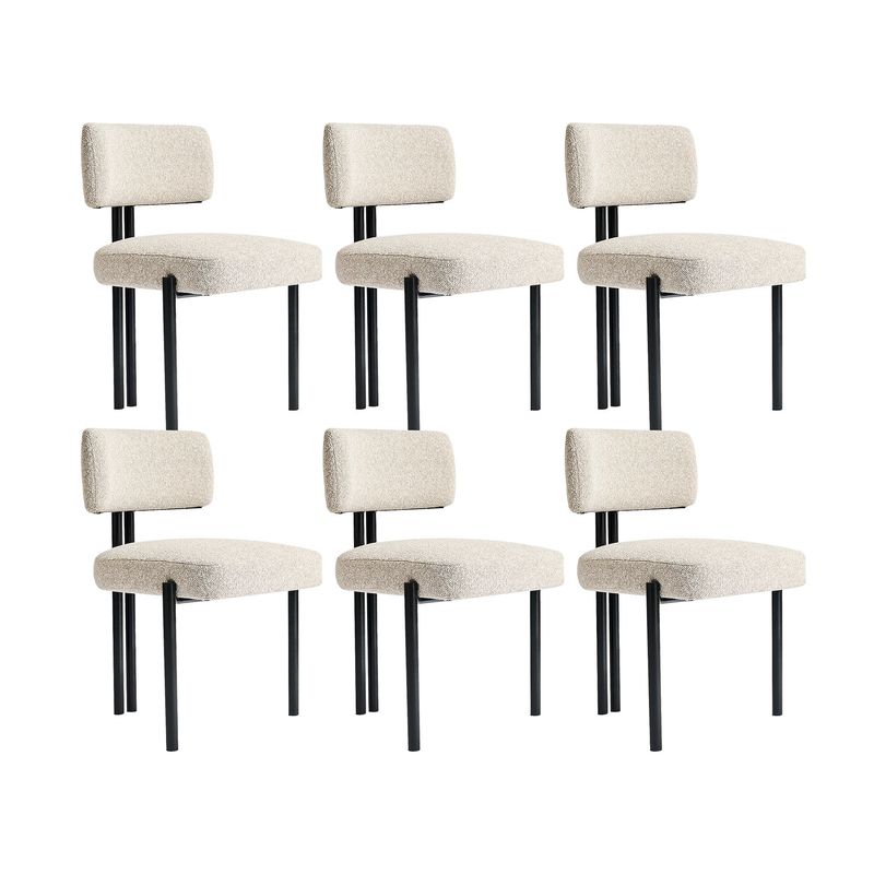 ENMADERA - Set x 6 Silla de Comedor Musgo metálica