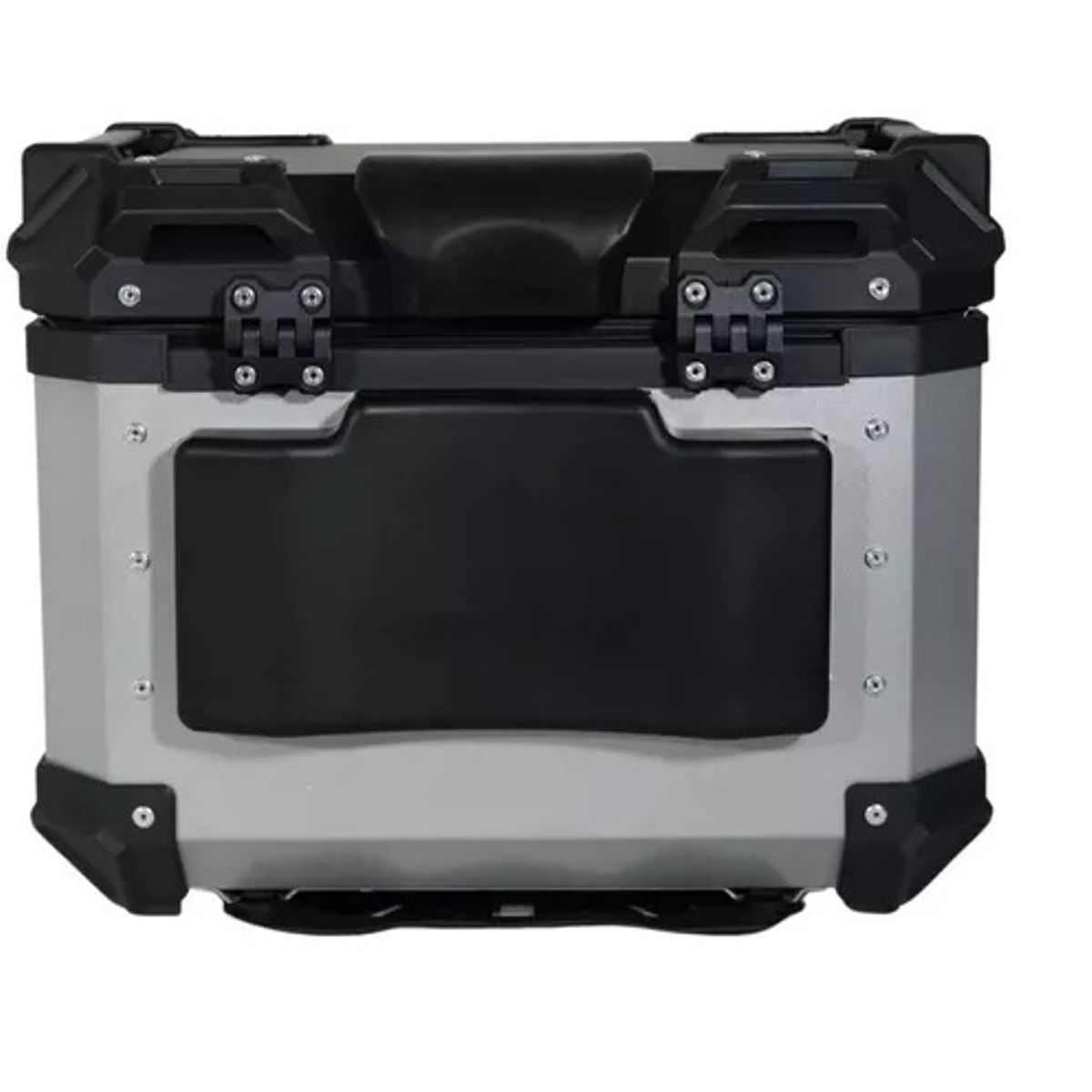 GIACOMO - Maletero/baúl Giacomo 45 Litros 100% Aluminio Moto Plateado