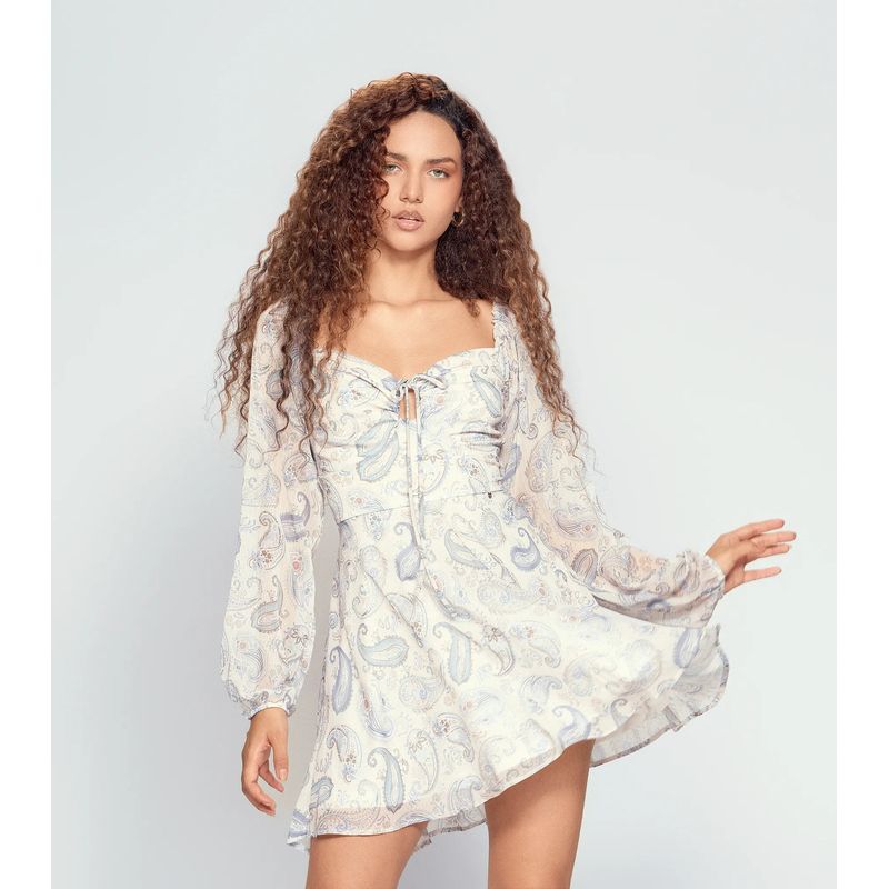 DEREK - Vestido Corto Estampado Floral Derek
