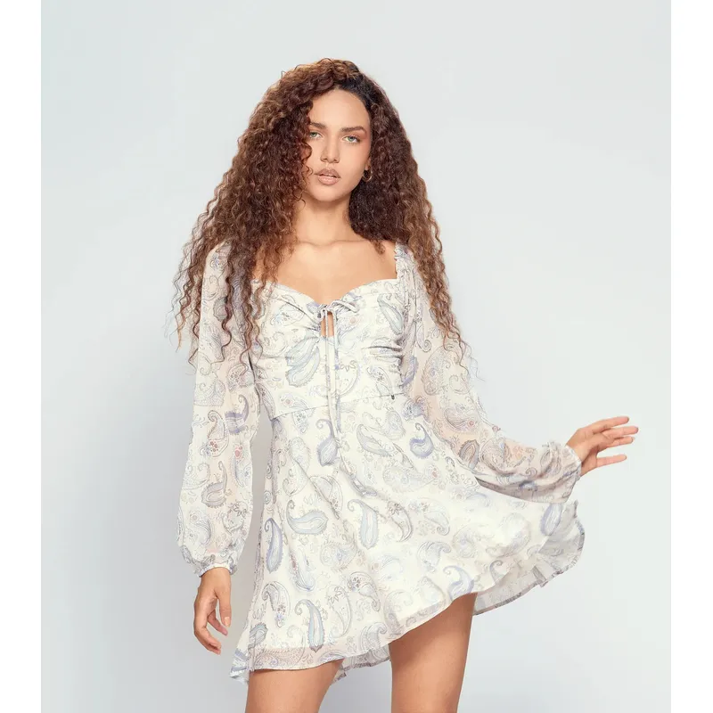 DEREK - Vestido Corto Estampado Floral Derek