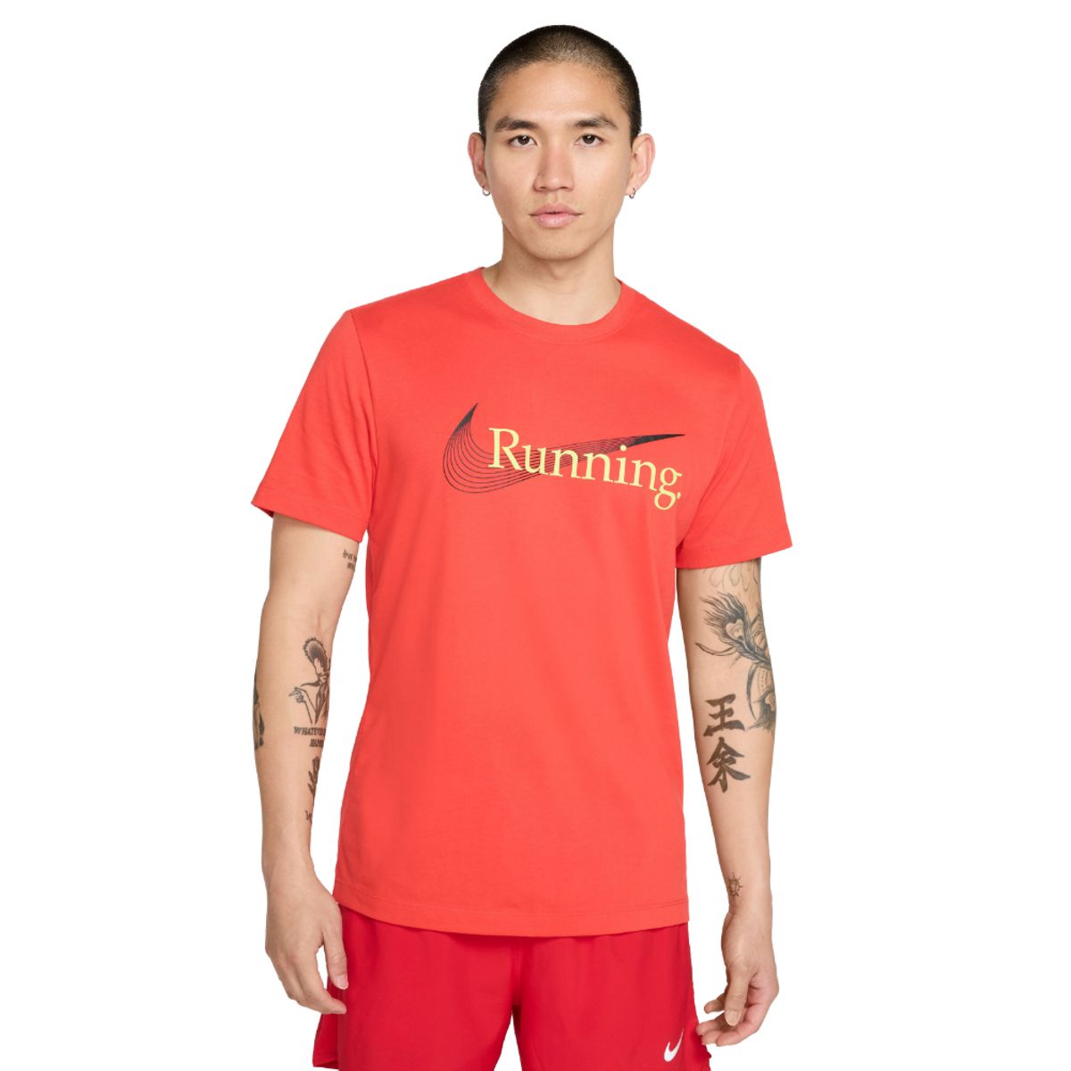 NIKE - Camiseta Esqueleto Nike Dri-Fit Legend Hombre-Rojo