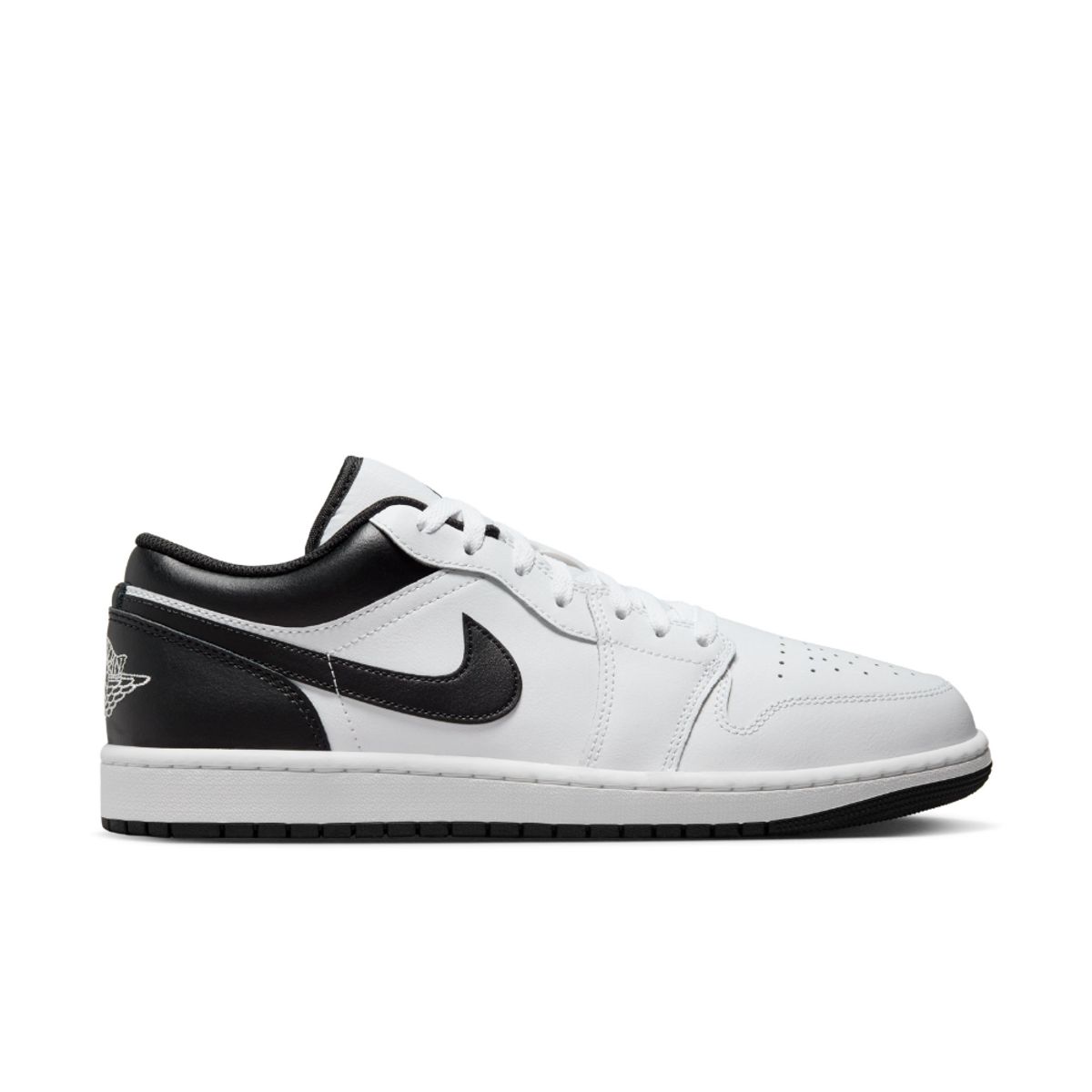NIKE - Tenis Nike Air Jordan 1 Low Hombre-Blanco/Negro