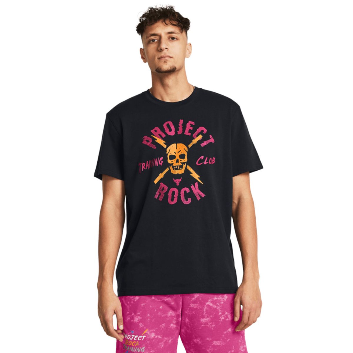 UNDER ARMOUR - Camiseta Hombre UNDER ARMOUR PJT RCK TC GRPHC HWT Negro UNDER ARMOUR.