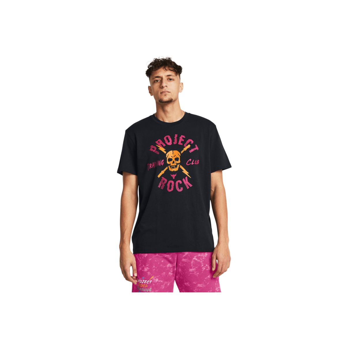 UNDER ARMOUR - Camiseta Hombre UNDER ARMOUR PJT RCK TC GRPHC HWT Negro UNDER ARMOUR.