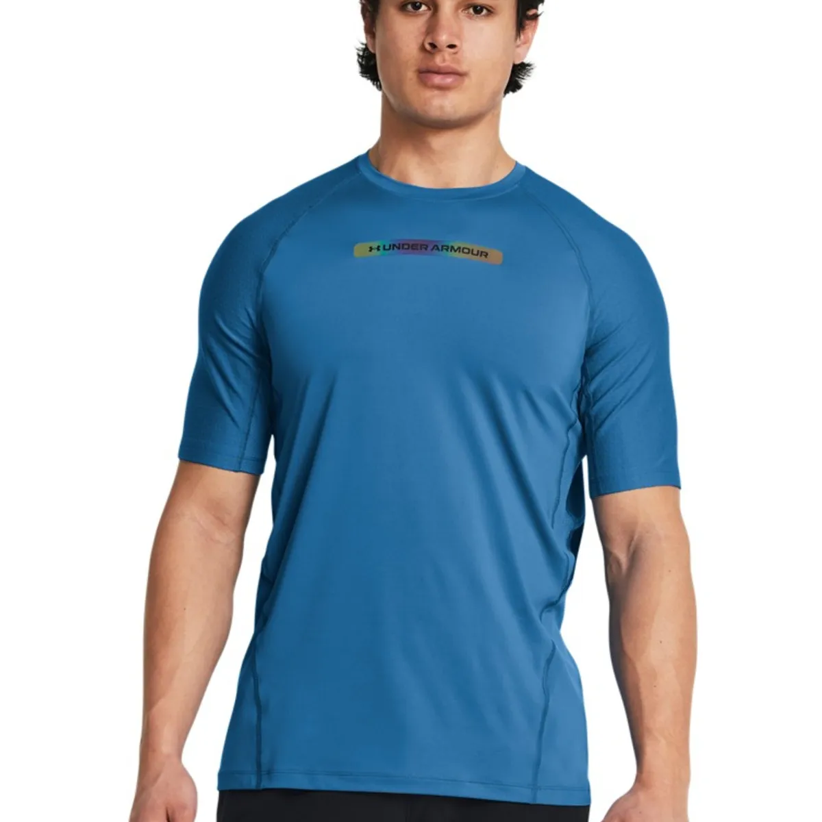 UNDER ARMOUR - Camiseta Hombre UNDER ARMOUR SMARTFRM RUSH 20 SS Azul UNDER ARMOUR.