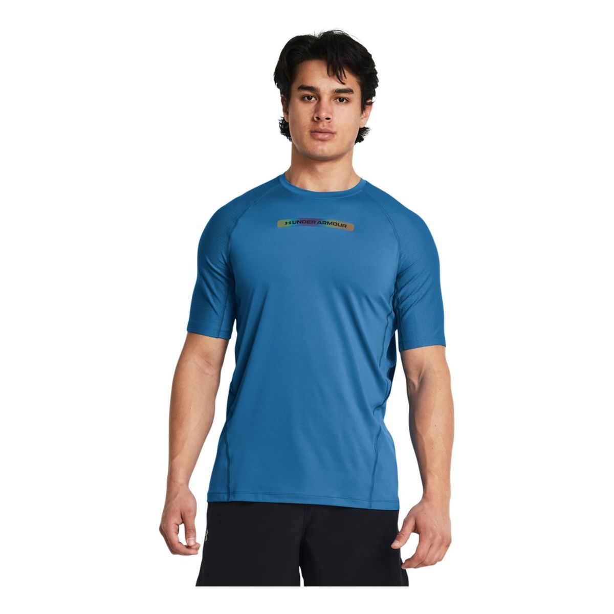 UNDER ARMOUR - Camiseta Hombre UNDER ARMOUR SMARTFRM RUSH 20 SS Azul UNDER ARMOUR.