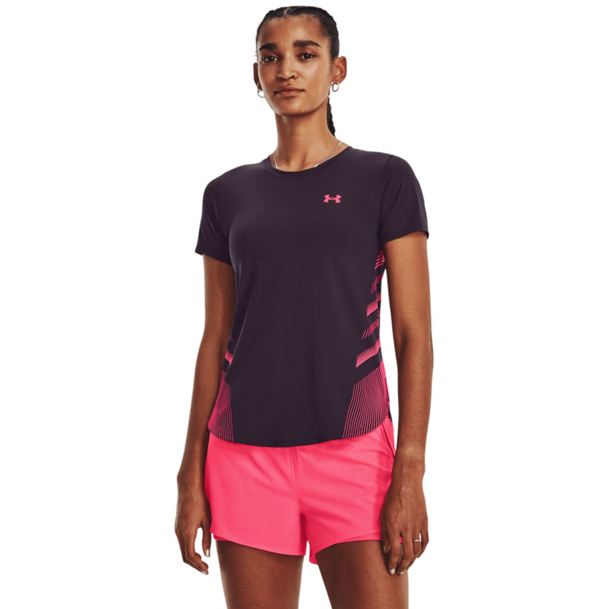 UNDER ARMOUR - Camiseta Mujer Under Armour Iso Chill Laser T Purpura UNDER ARMOUR