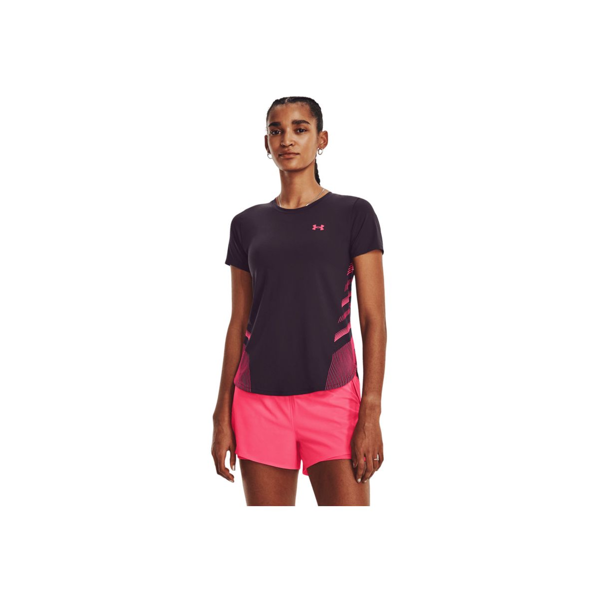 UNDER ARMOUR - Camiseta Mujer Under Armour Iso Chill Laser T Purpura UNDER ARMOUR