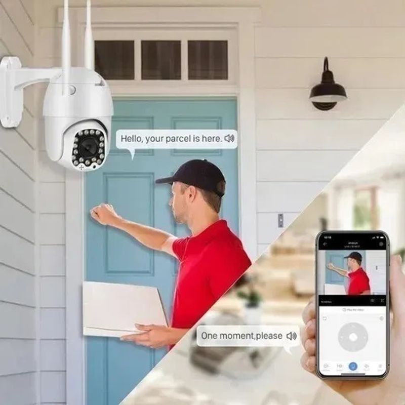 AWEI - Camara de segurida ptz para exterior V380pro angulo 360º