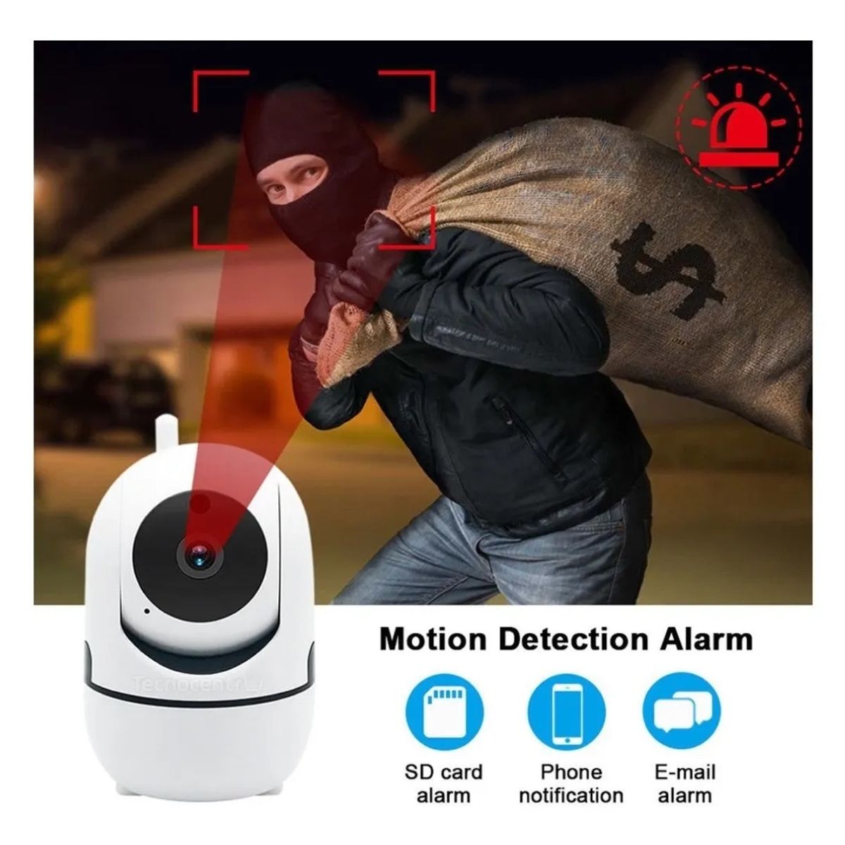 AWEI - Camara de Vigilancia seguridad para interior giro de 360º Promocion