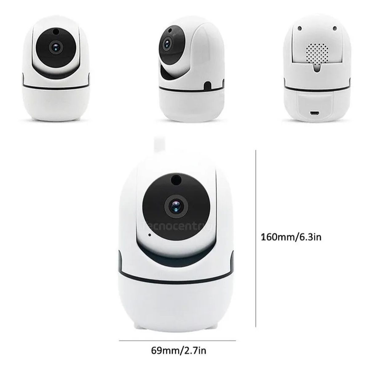 AWEI - Camara de Vigilancia seguridad para interior giro de 360º Promocion