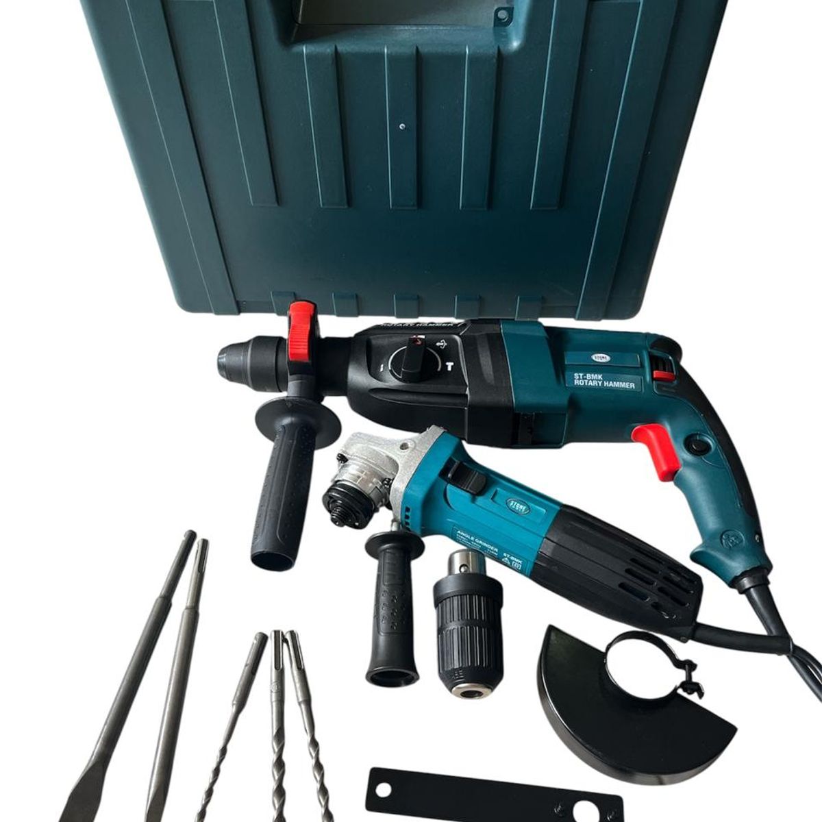 STONE TOOLS - Kit pulidora mas taladro rotomartillo de 900w Profesional