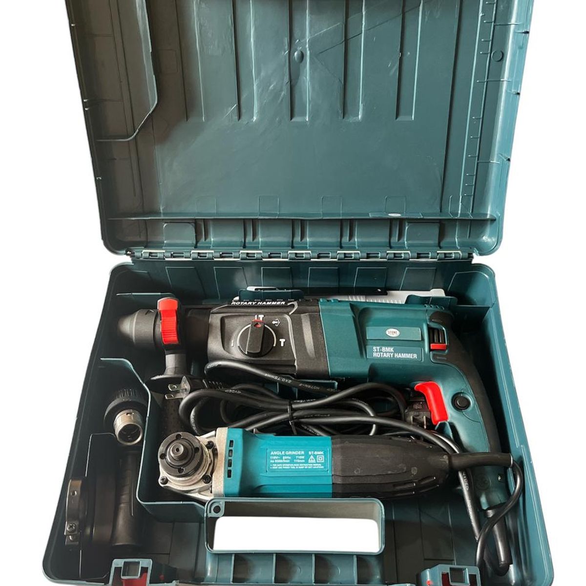 STONE TOOLS - Kit pulidora mas taladro rotomartillo de 900w Profesional