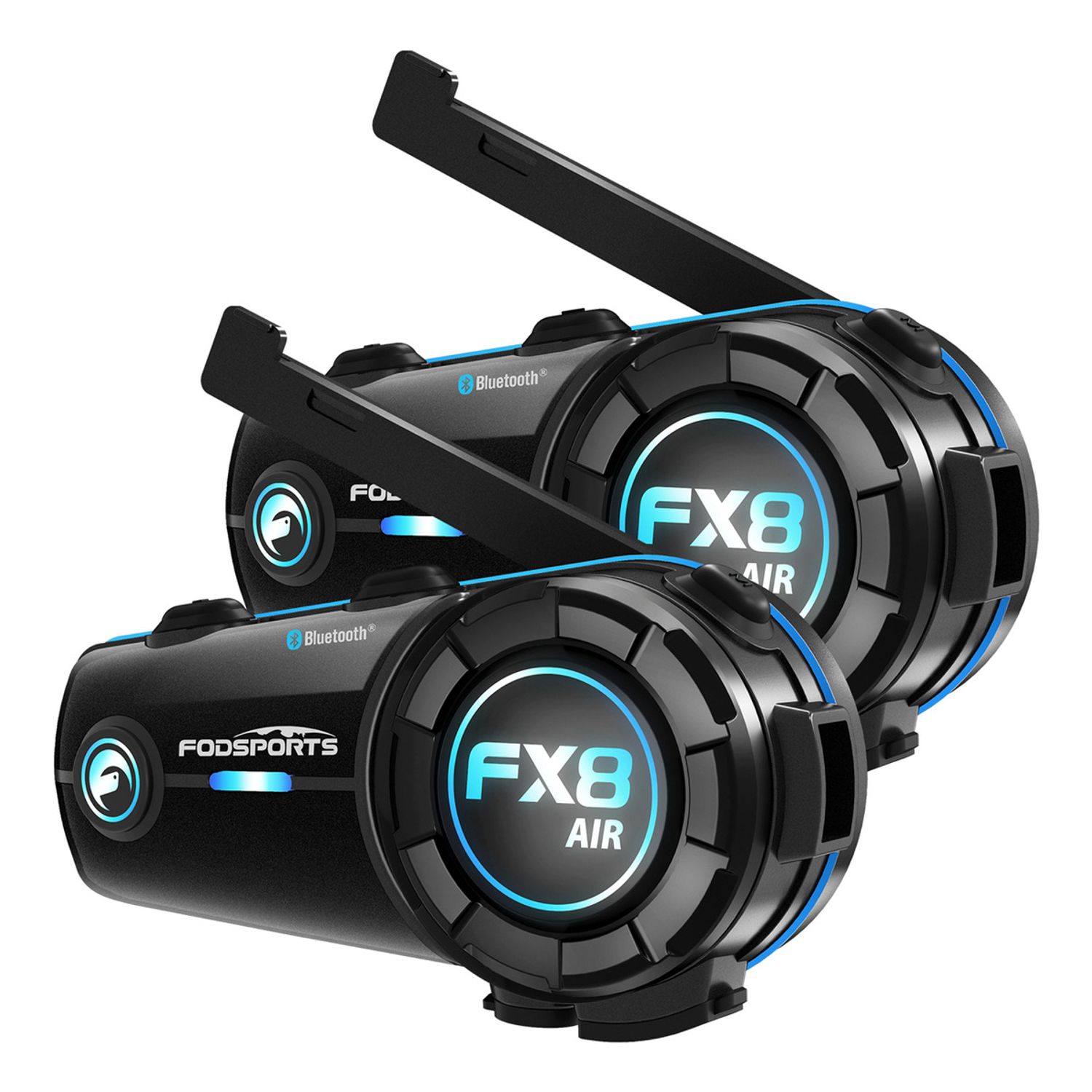 Intercomunicador Casco Moto Fodsports Fx8 Air Radio Fm X2 Ud