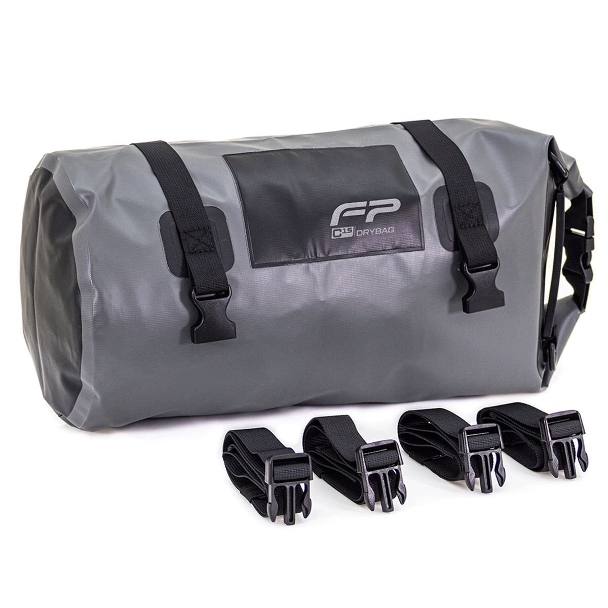 FIREPARTS - MALETA PARA MOTO IMPERMEABLE FP DRYBAG C15 15 LITROS