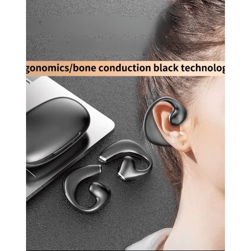 ATOGOB - Audífonos Deportivos con Gancho Para  la Oreja, Auriculares con Micrófono, Bluetooth