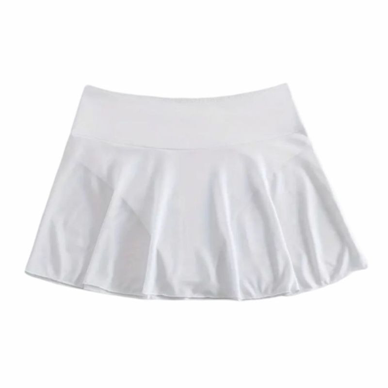 RAINBOW MODA - Tanga Vestido de Baño Mujer Cintura alta con falda transparente