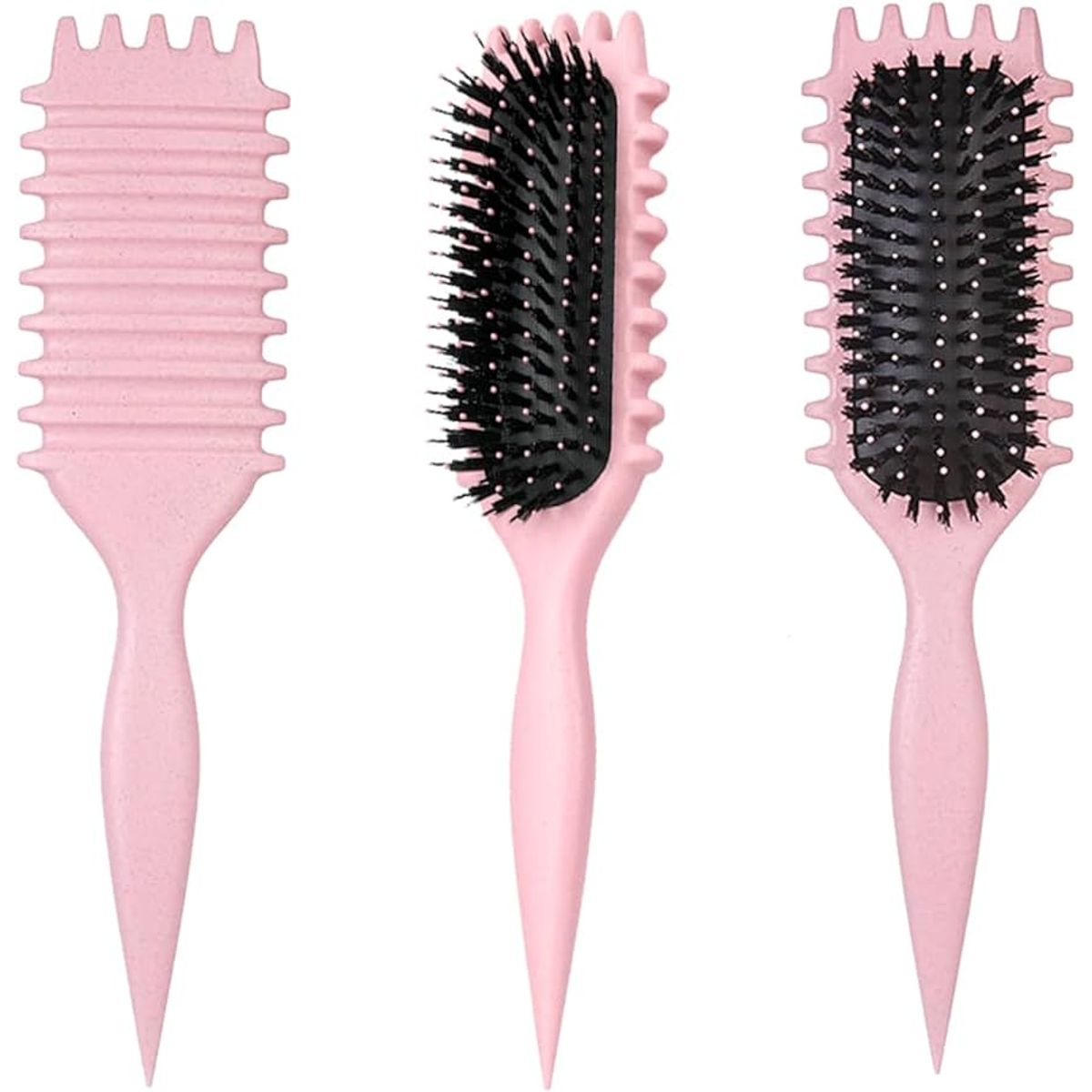 GENERICO - Cepillo Curly Master Definidor para Cabello Rizado Ondulado